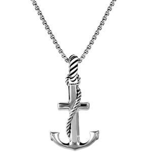 David Yurman Women’s Twisted Cable Anchor Pendant